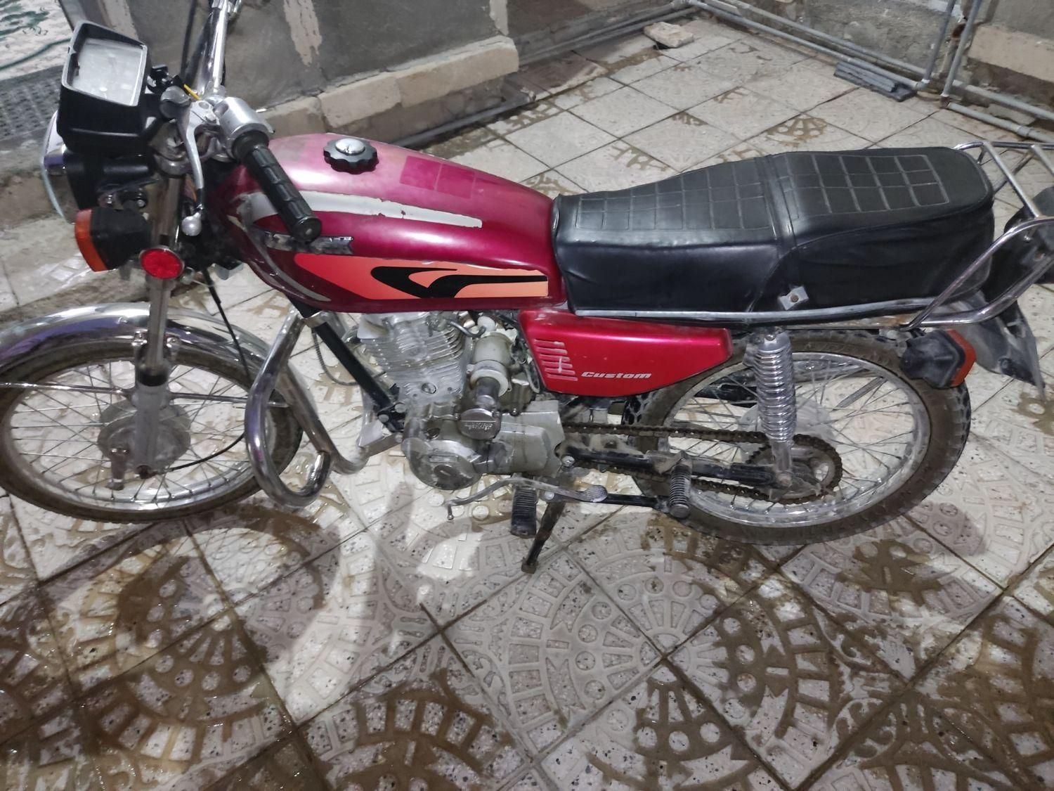 موتور سیکلت ۱۵۰ پنج دنده استارتی مدل ۸۹ لامرد|موتورسیکلت|ارد, |دیوار