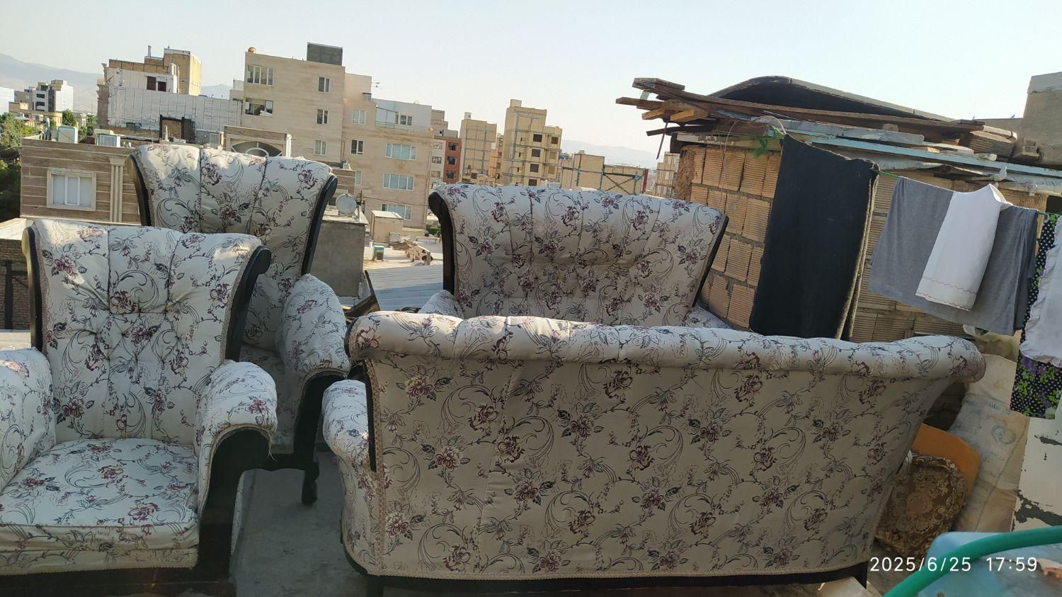 مبل ۷نفره|مبلمان خانگی و میز عسلی|کرمانشاه, |دیوار