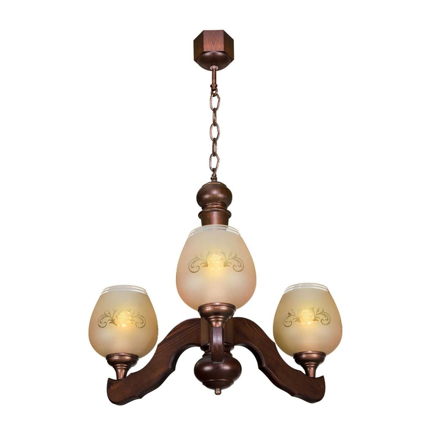 لوستر چوبی مدل کلاسیک برند دارکار|لوستر و چراغ آویز|کرج, شاهینویلا|دیوار