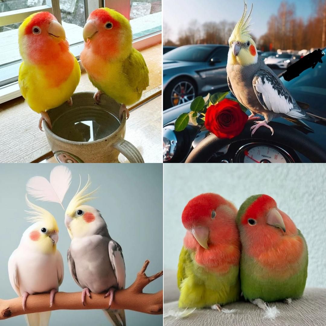 طوطی کوتوله و عروس هلندی شناسنامه دار(درب‌ عطا)|پرنده|کاشان, |دیوار