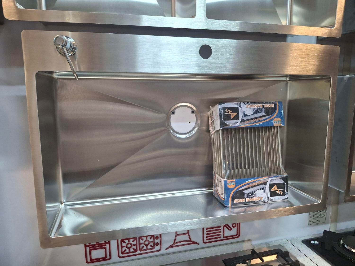 سینک پله ای ضخامت ۲ میل سایز ۹۵ تایوان|مصالح و تجهیزات ساختمان|تهران, بنی‌هاشم|دیوار