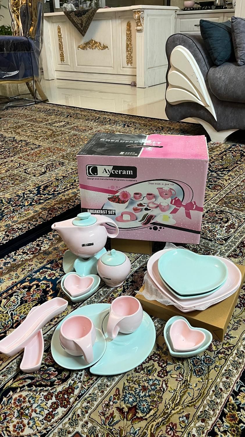 صبحانه خوری طرح Love|ظروف سرو و پذیرایی|مشهد, الهیه|دیوار