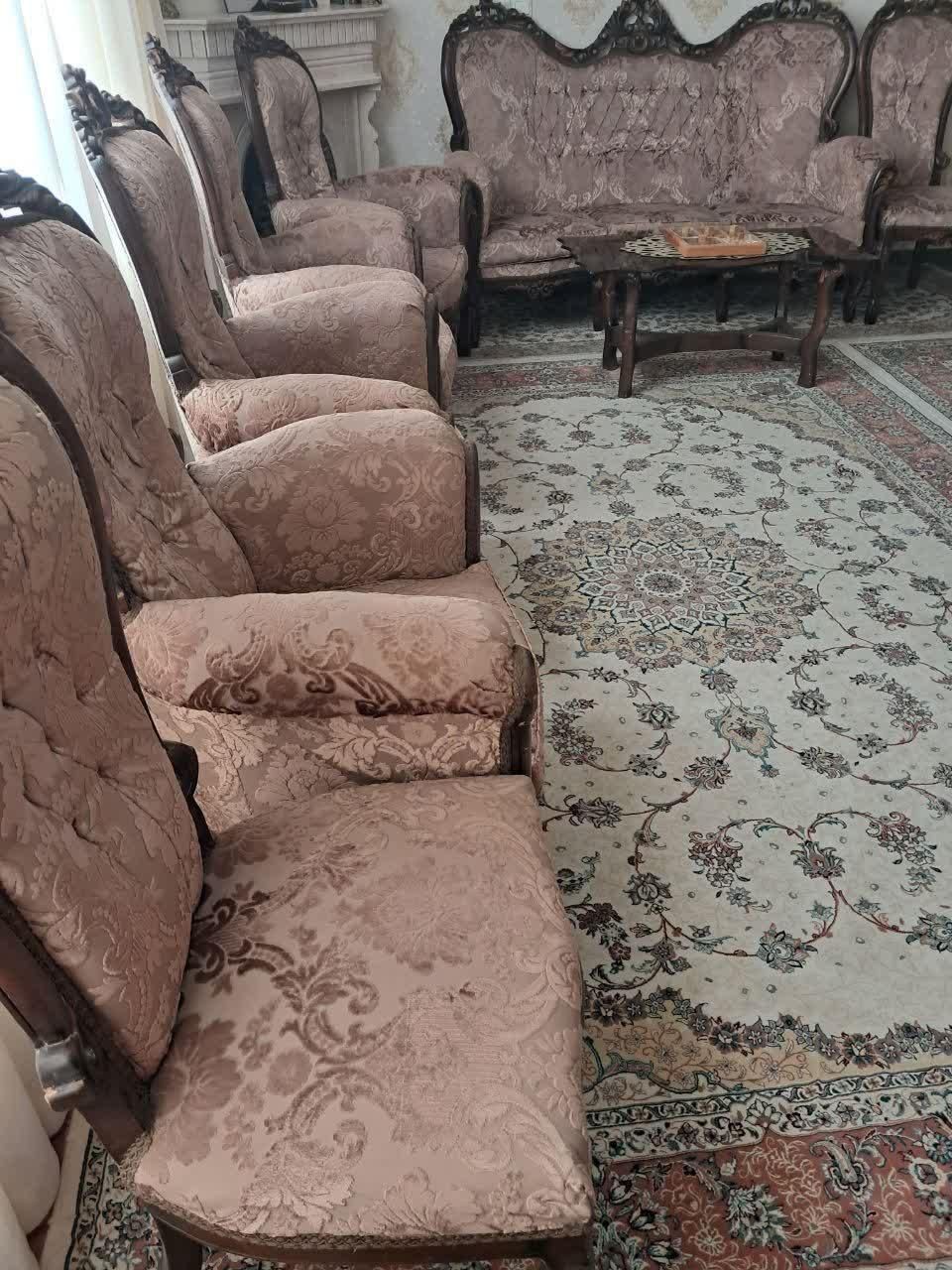 مبل ۹ نفرا کلاسیک|مبلمان خانگی و میز عسلی|آران و بیدگل, |دیوار