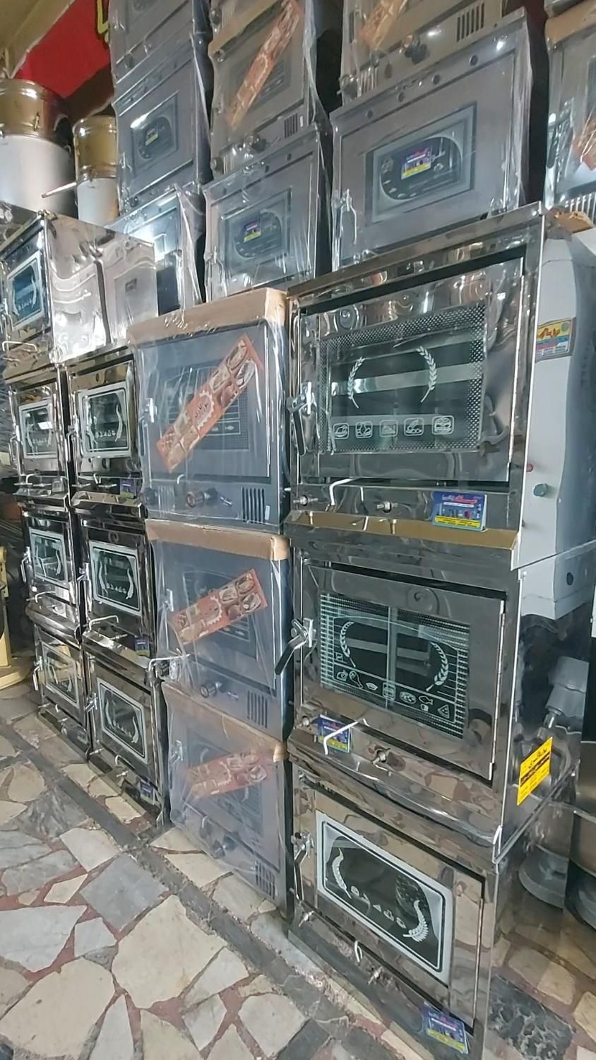 تنور گازی خانگی استیل ۲سینی بزرگ متوسط|اجاق گاز و لوازم برقی پختوپز|ساری, |دیوار