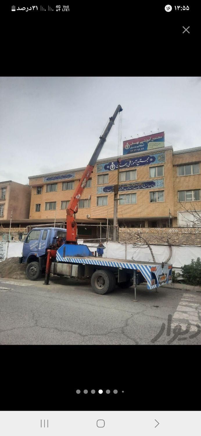 اجاره جرثقیل ۳تن تا۱۰تن جهت کار|خدمات حمل و نقل|اهواز, پادادشهر|دیوار
