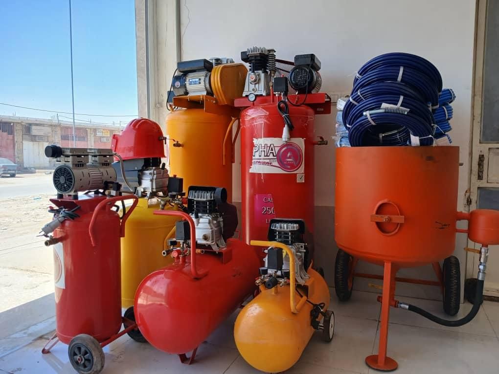 کمپرسور هوا باد برقی پمپ باد برقی ۱۰ تا ۳۰۰۰ لیتری|ابزارآلات|بندر ماهشهر, |دیوار