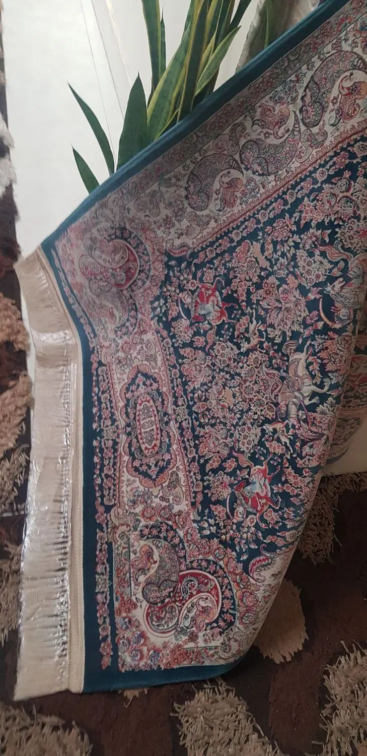 کناره۱۲۰۰شانه نخ پنبه شکارگاه ۵۳۰۰۰۰۰|فرش|تبریز, |دیوار