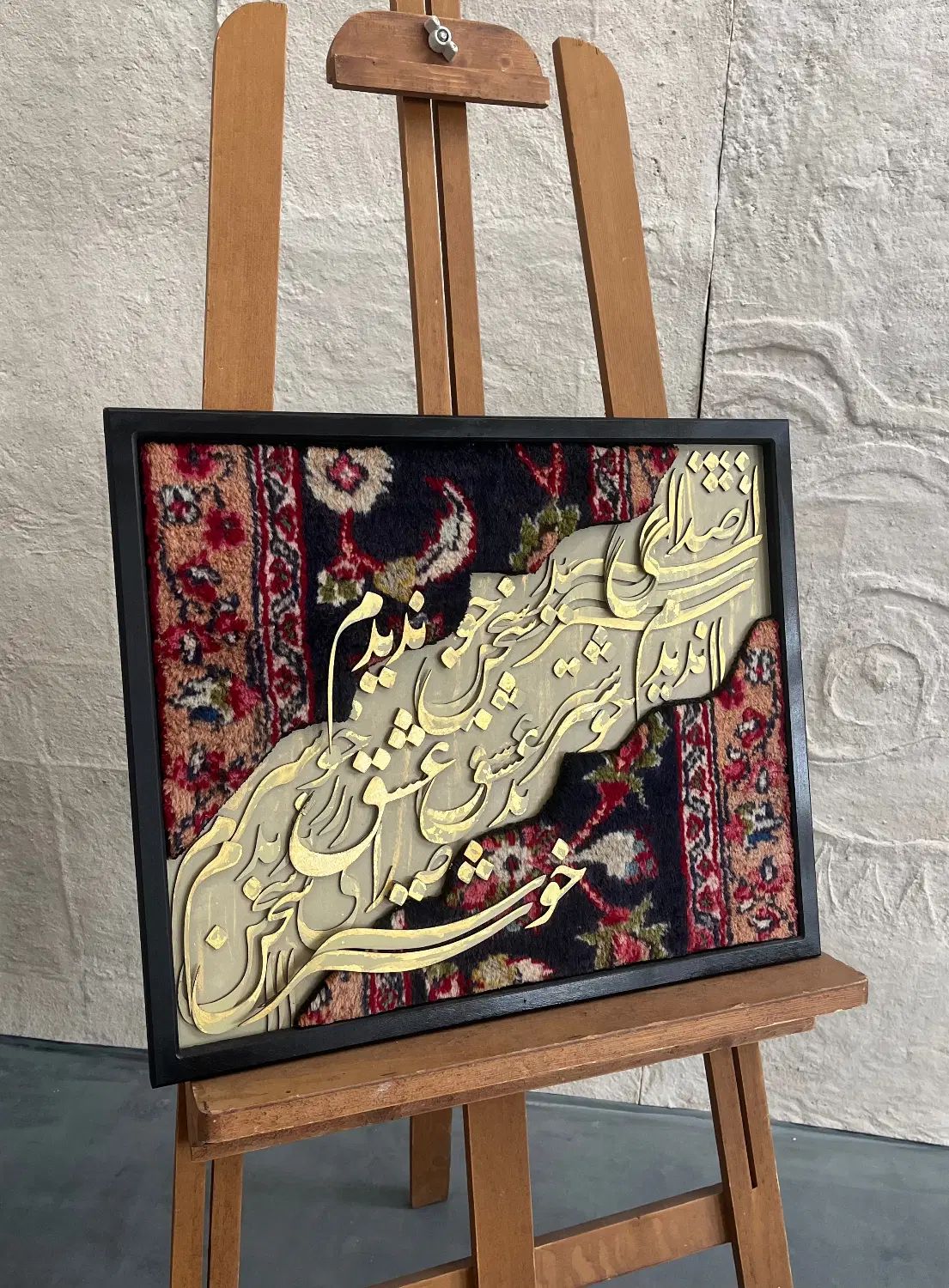تابلو فرش دستبافت، دیوارکوب ، آویز ابعاد۱۴۰ در۱۲۰|تابلو، نقاشی، عکس|تهران, شهرک آزمایش|دیوار