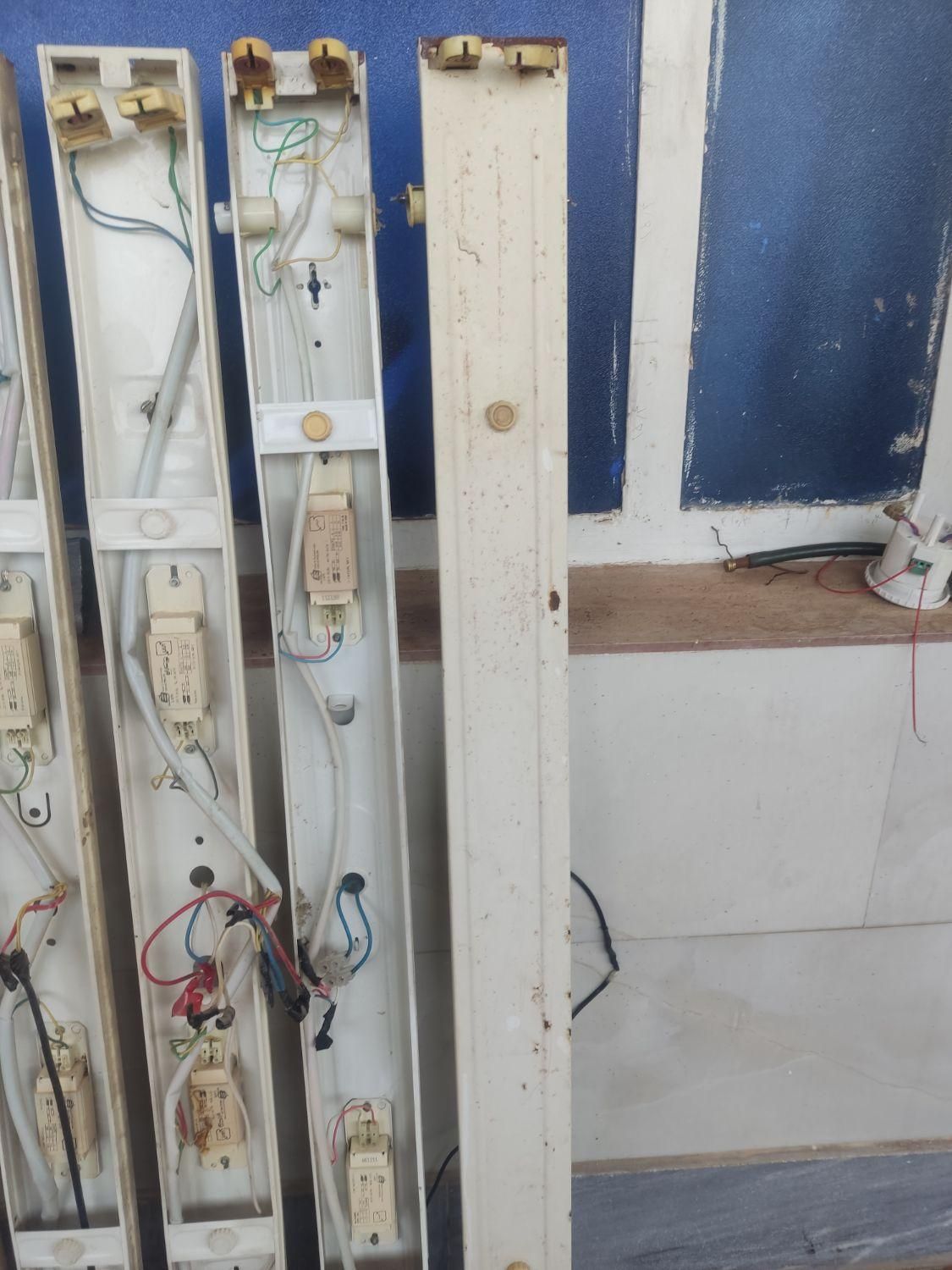 7عدد مهتابی دوقلو ترانس ایرانی وخارجی|لامپ و چراغ|اهواز, بهارستان|دیوار