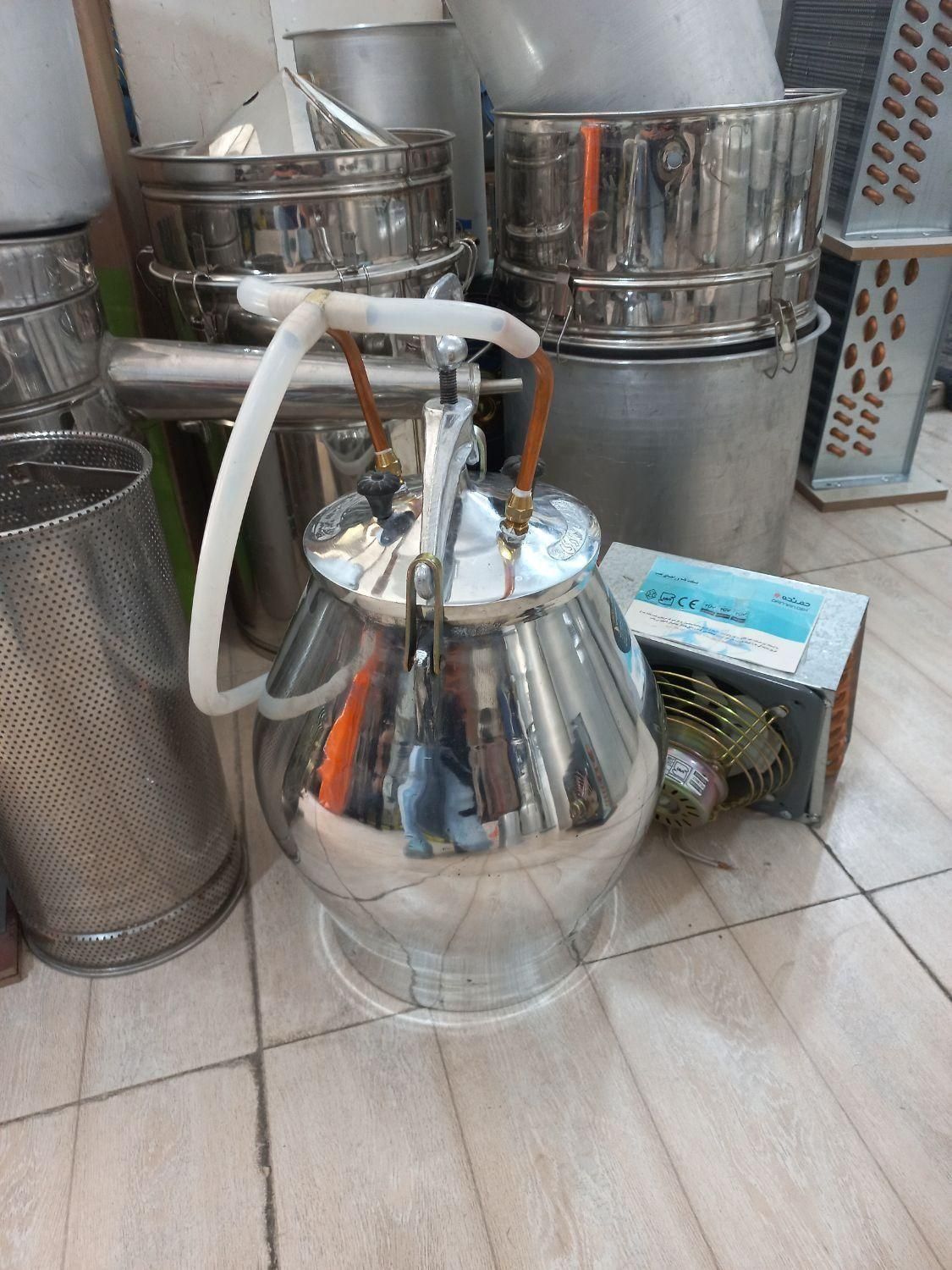 دستگاه عرقگیری44 گلابگیری1 دیگ تقطیر عرق گلاب گیری|عمده‌فروشی|تهران, کیانشهر|دیوار