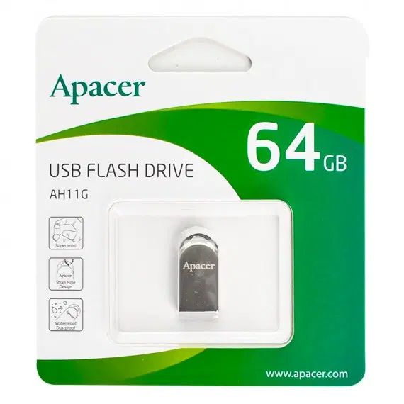 فلش اپیسر (Apacer) مدل 64GB AH11G|قطعات و لوازم جانبی رایانه|کرج, حسن آباد|دیوار
