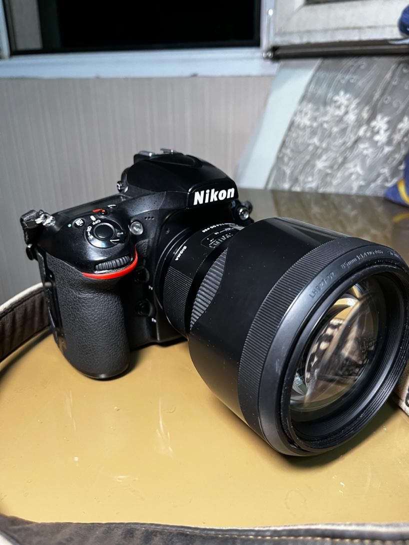 دوربین nikon d810 همراه با lens 85sigma|دوربین عکاسی و فیلم‌برداری|یزد, |دیوار