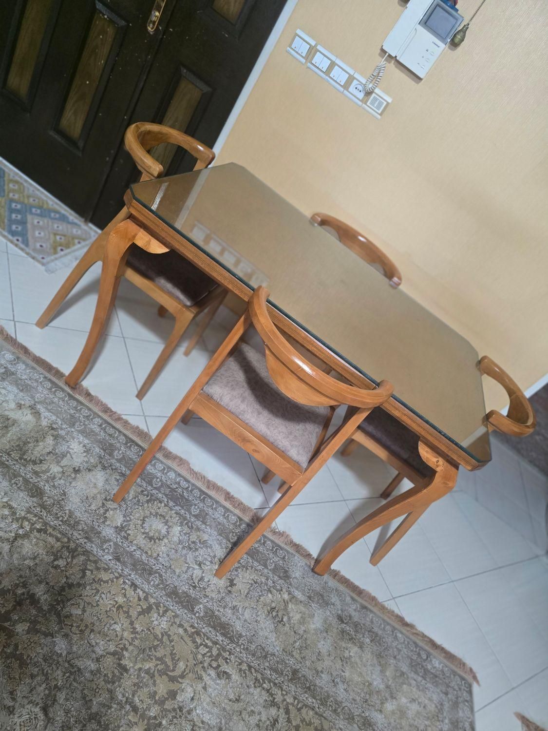 میز ناهارخوری چوب راش نو|میز و صندلی غذاخوری|قزوین, |دیوار