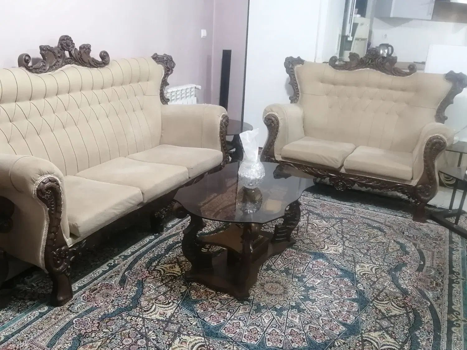 مبل کلاسیک ۷نفره|مبلمان خانگی و میز عسلی|کرج, ساماندهی|دیوار