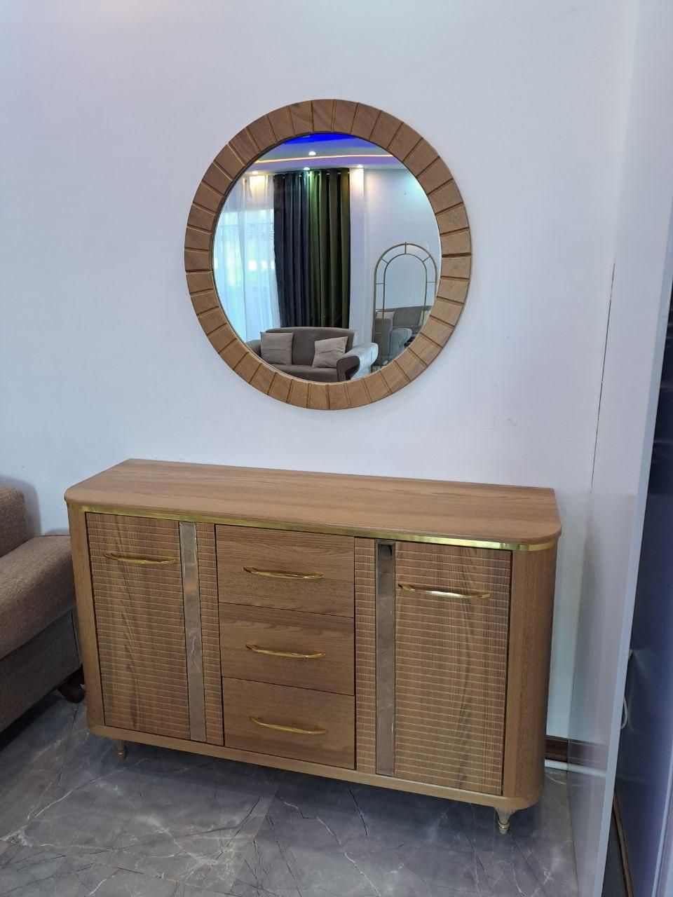 آینه کنسول میز تی وی ست|بوفه، ویترین، کنسول|چهارباغ, |دیوار