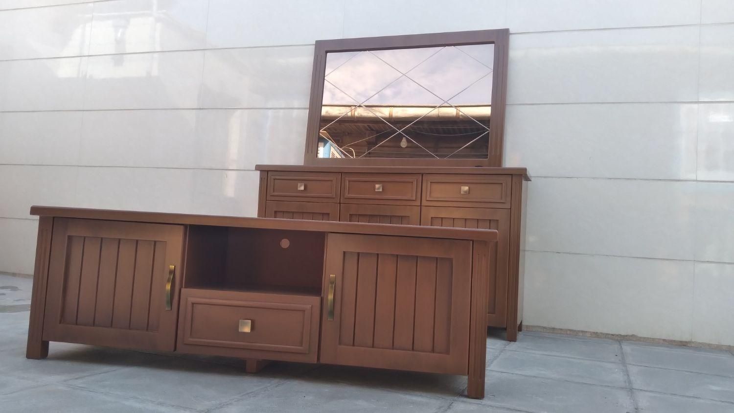 آینه و کنسول کشودار|بوفه، ویترین، کنسول|اسلامشهر, ده عباس|دیوار