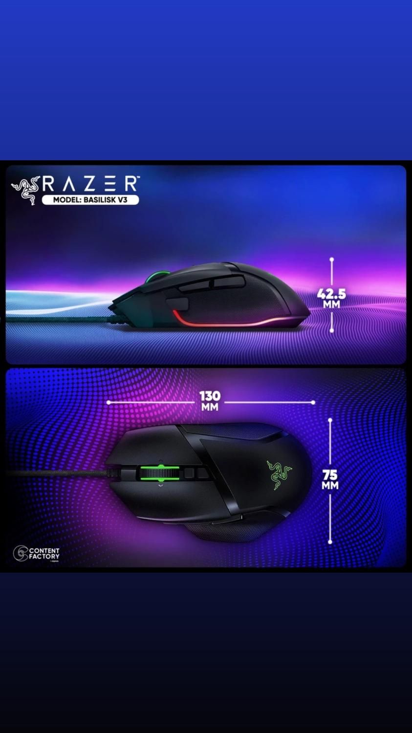 موس razer basilisk v3|قطعات و لوازم جانبی رایانه|تهران, دهکده المپیک|دیوار