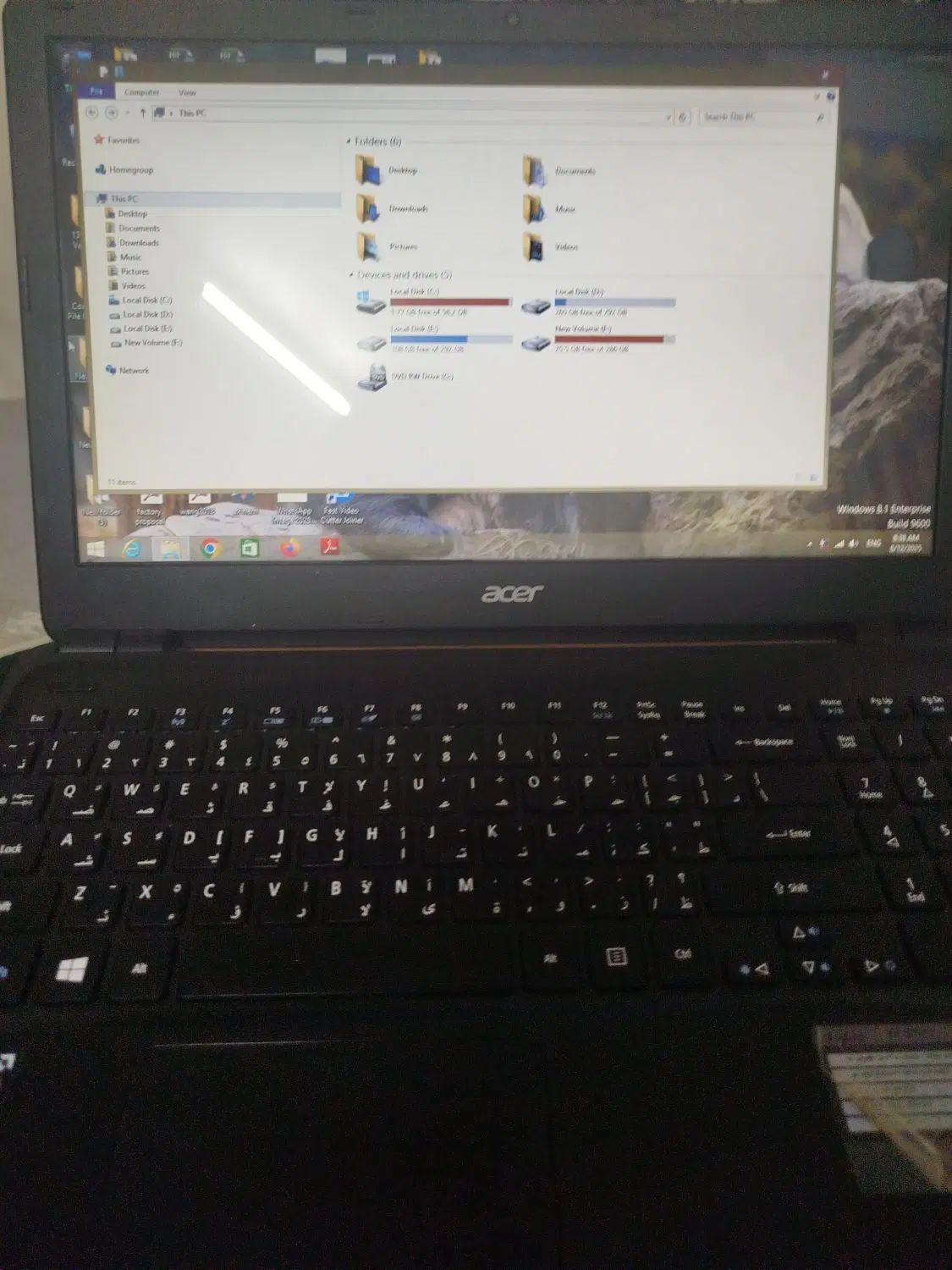 لب تاپ مدل acer aspire E1|رایانه همراه|اصفهان, رکن الدوله غربی|دیوار
