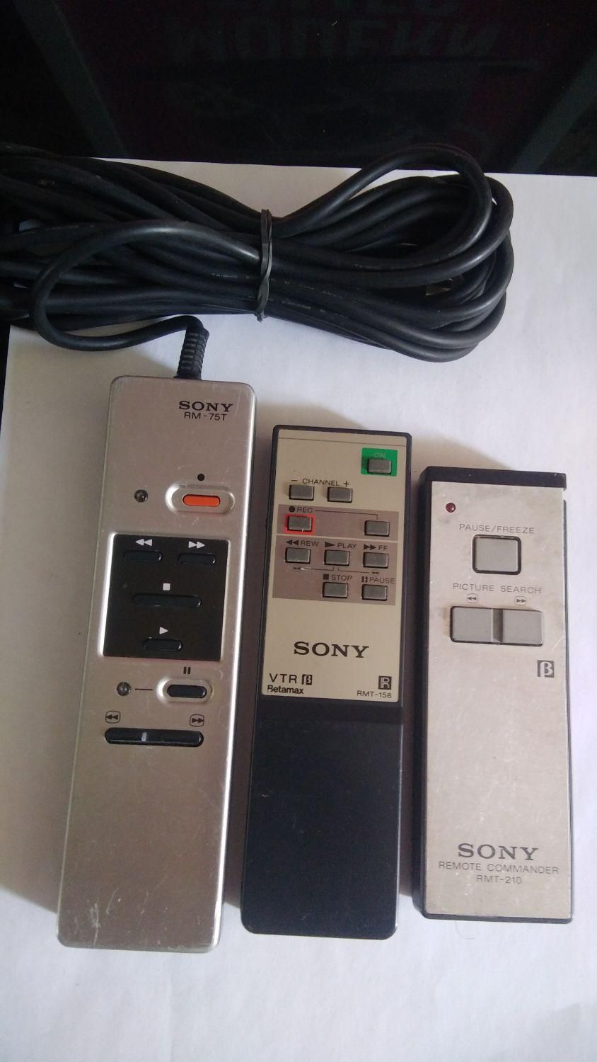 کنترل ویدیو بتاماکس S|پخش‌کننده DVD و ویدیو|تهران, فلسطین (میدان انقلاب)|دیوار