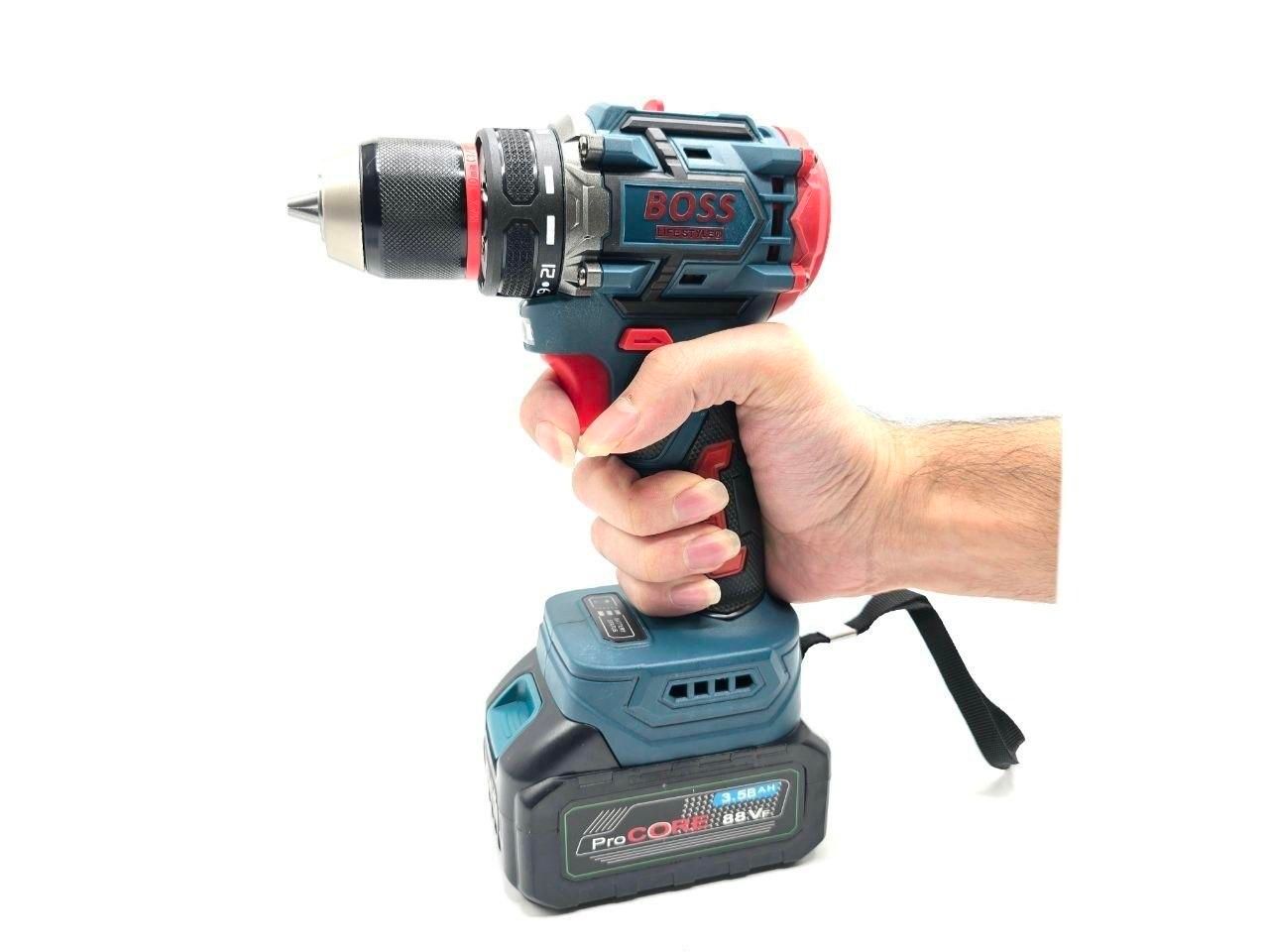 دریل پیچ گوشتی شارژی ۸۸ولت موتور براشلس القایی باس|مصالح و تجهیزات ساختمان|بندرعباس, |دیوار