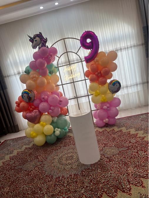 بادکنک آرایی رقص نور طاق افتتاحیه هلیوم ابشارسردDj|خدمات پذیرایی، مراسم|رفسنجان, |دیوار