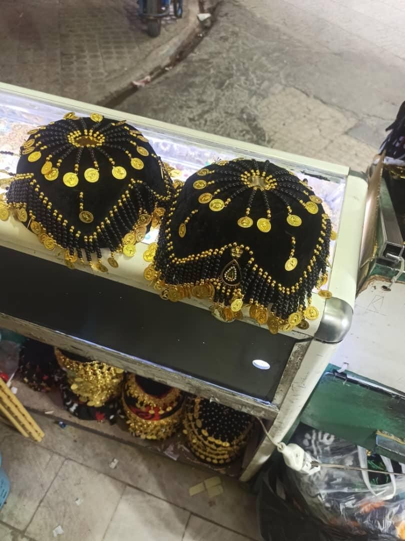 کلاه مجلسی کار شده|لباس|کرمانشاه, |دیوار