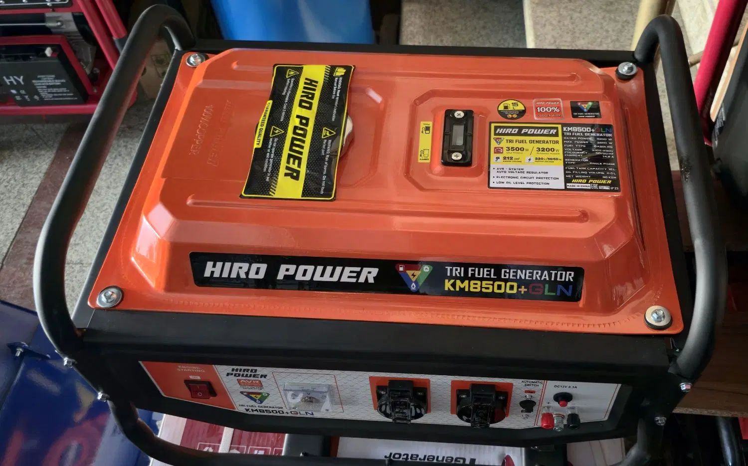 موتور برق هیروپاور 3500W (موتوربرق سه‌گانه‌سوز3.5)|ماشین‌آلات صنعتی|تهران, جمهوری|دیوار