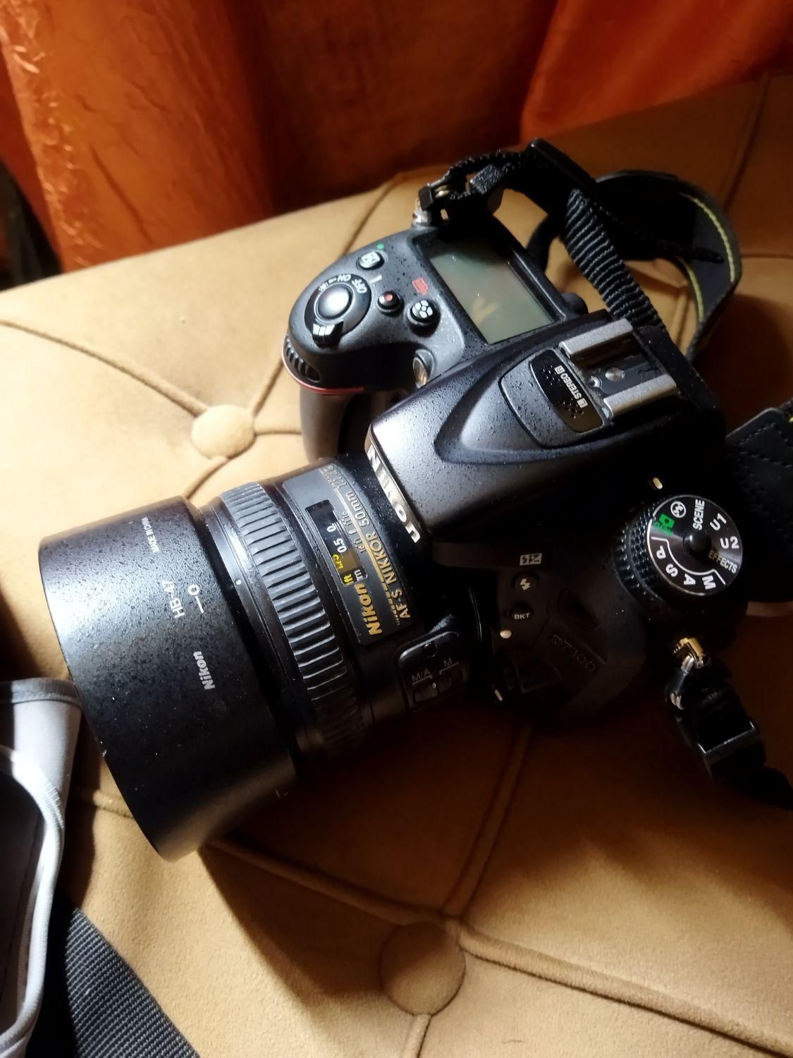 دوربین نیکون d7100 با لنز 50mm f1.4|دوربین عکاسی و فیلم‌برداری|تهران, منیریه|دیوار