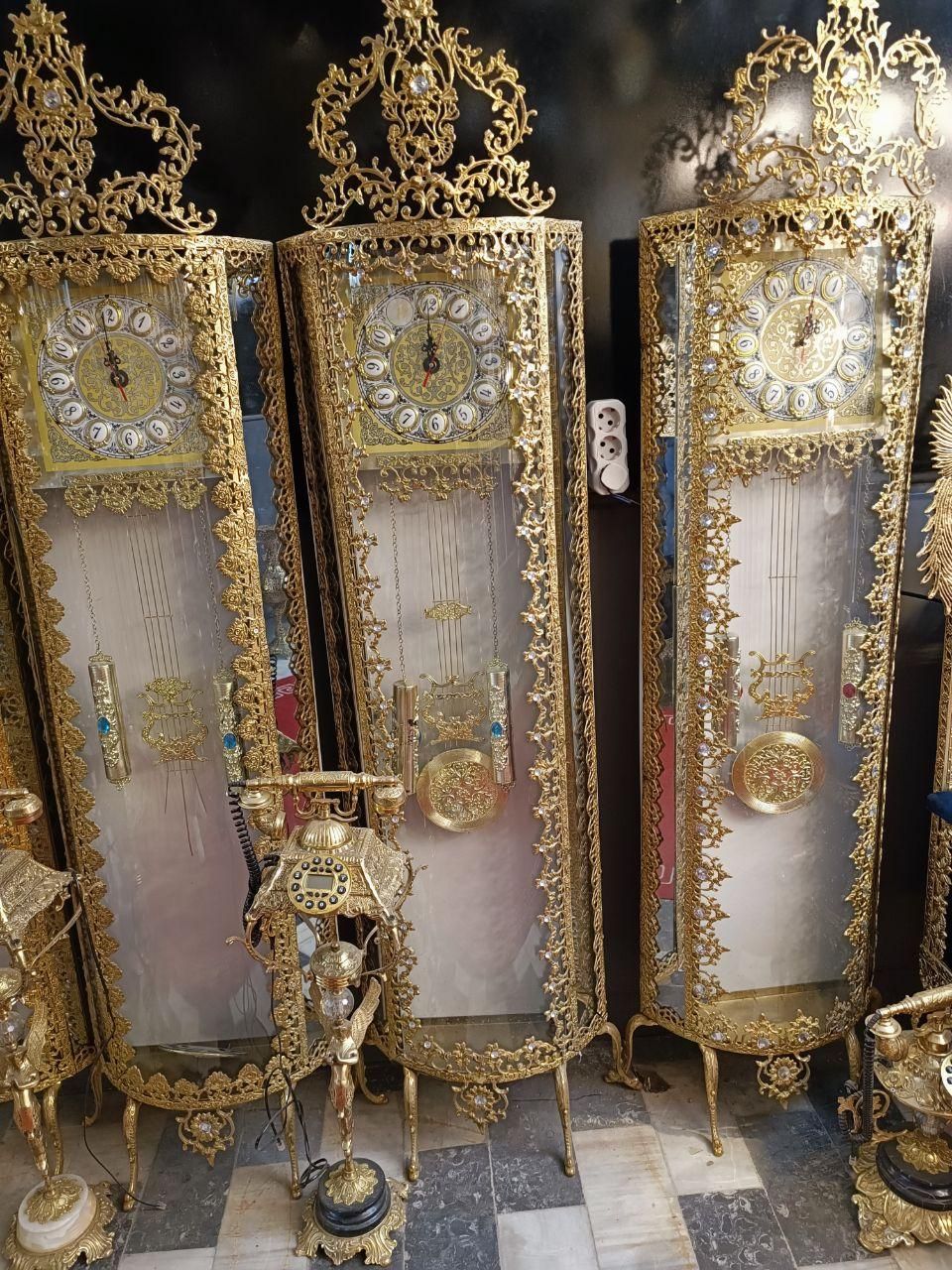 ساعت ایستاده برنز و طرح برنز قیمت جشنواه|ساعت دیواری و تزئینی|یزد, |دیوار