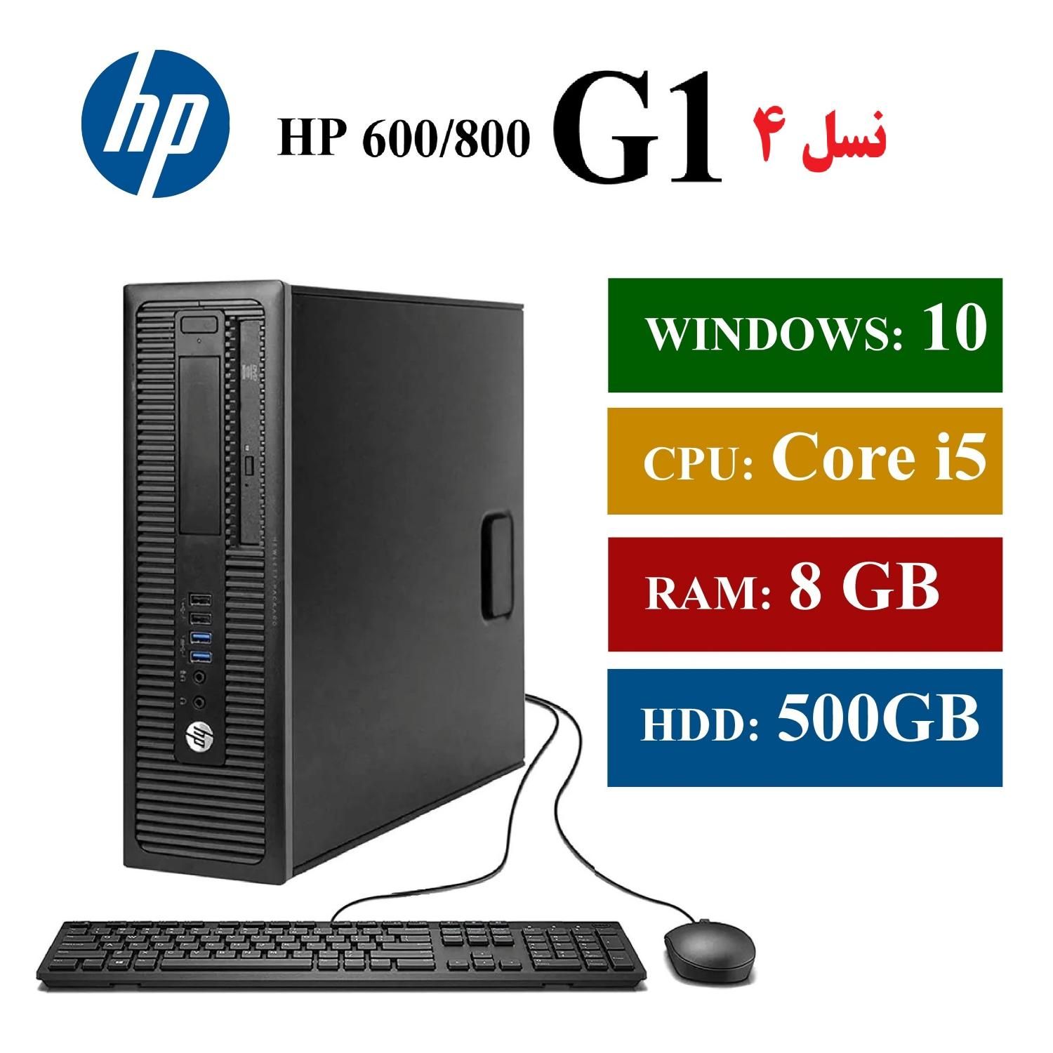 مینی کیس کامپیوتر HP 800 G1 نسل 4 رم 8 گیگ|رایانه رومیزی|کرمان, |دیوار