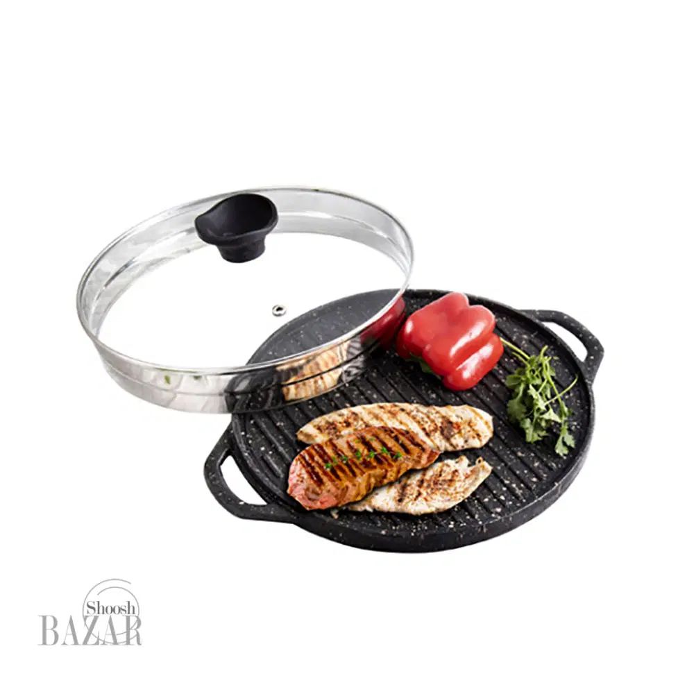 گریل چدنی دو طرفه رژیمی در دار|ظروف پخت‌وپز|اصفهان, باغ زیار|دیوار