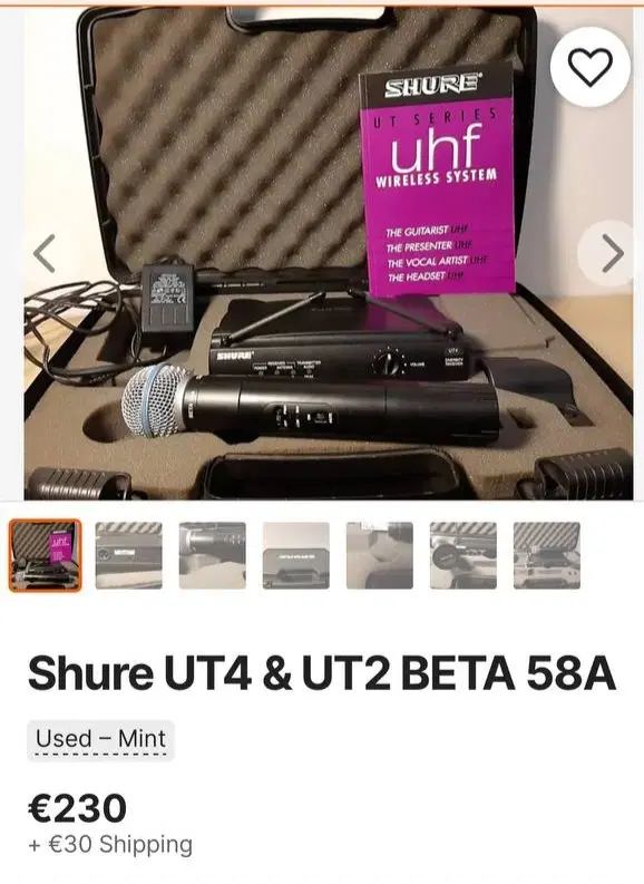 میکروفن بی سیم شور shure|صوتی و تصویری|تهران, سید خندان (جلفا)|دیوار