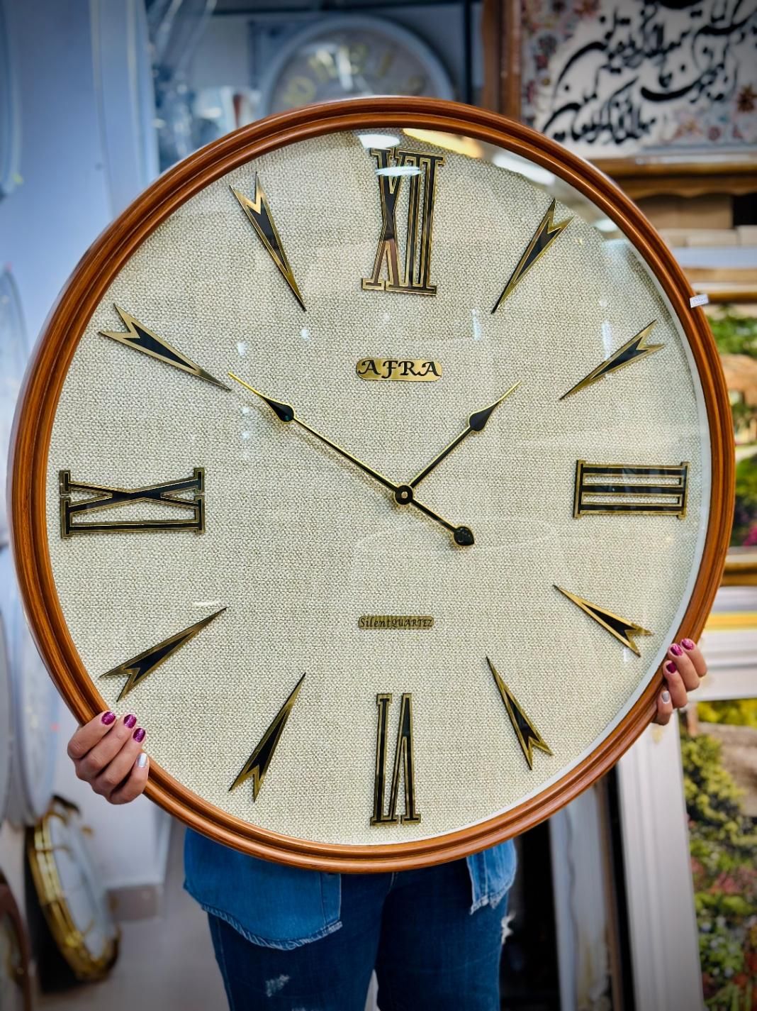 ساعت تمام چوب،ساعت دیواری|ساعت دیواری و تزئینی|اراک, |دیوار