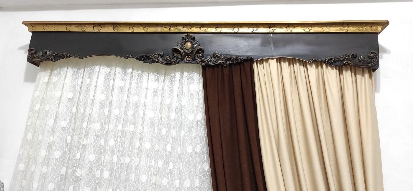 پرده پذیرایی به همراه متعلقات|پرده، رانر، رومیزی|رشت, آزادگان|دیوار