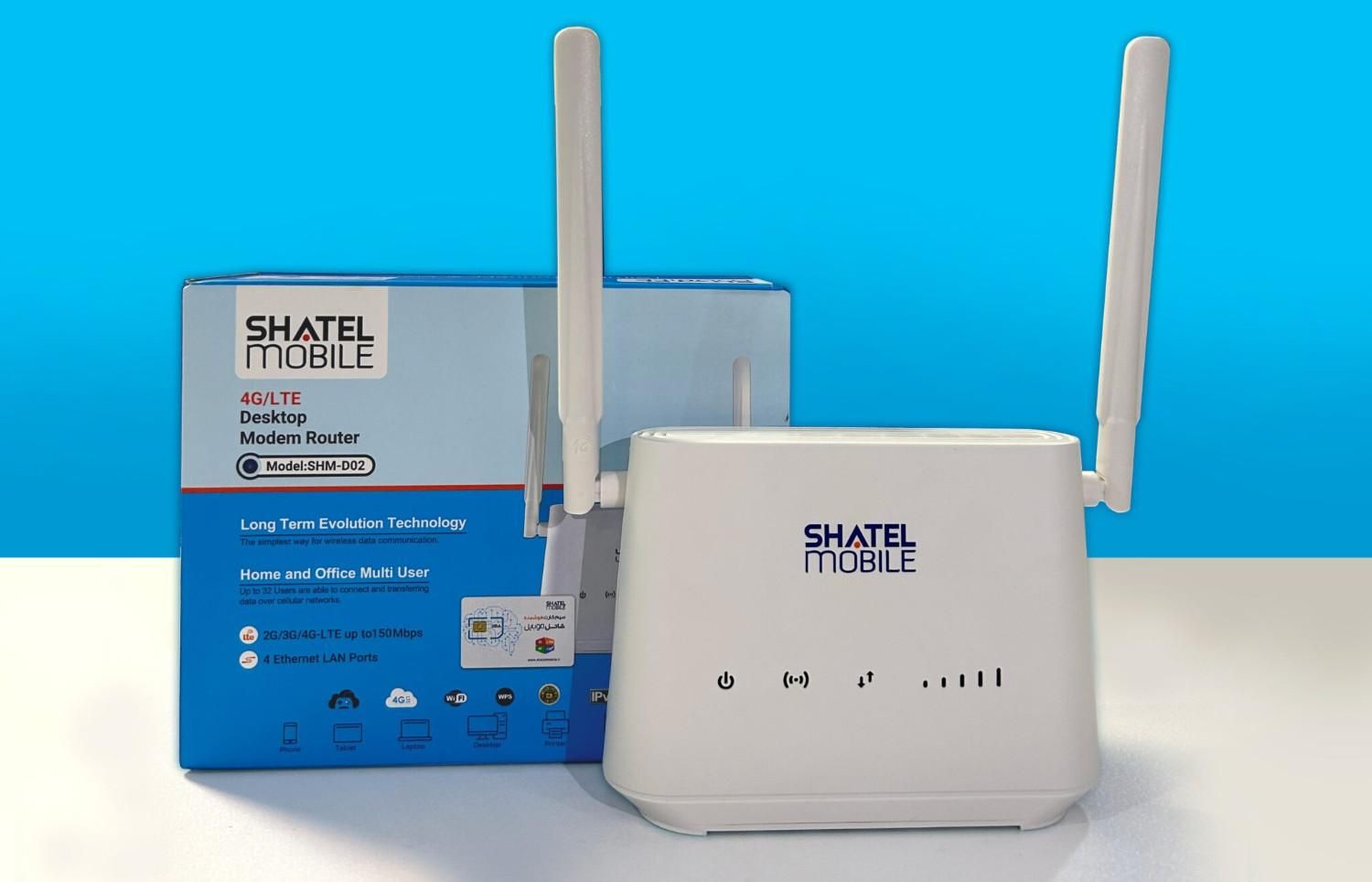 مودم رومیزی 4G شاتل مدل SHM-D02|مودم و تجهیزات شبکه|تهران, مجیدیه|دیوار