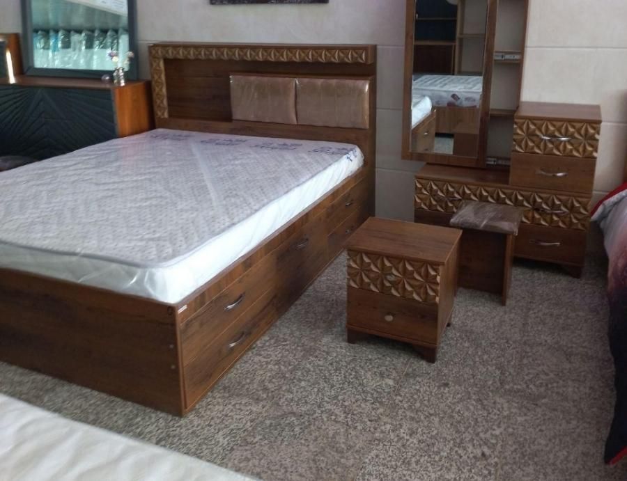 تخت دونفره استاتیرا|تخت و سرویس خواب|الوند, |دیوار