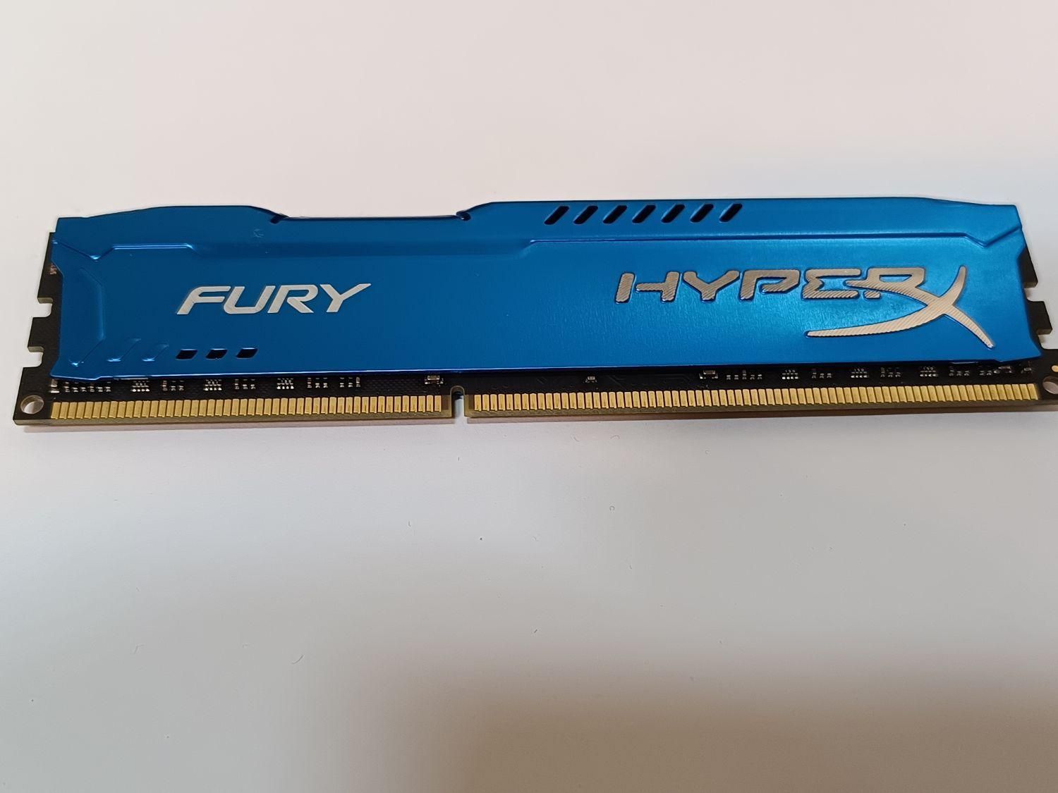 رم  HyperX Fury DDR3 CL10 ظرفیت 8 گیگابایت|قطعات و لوازم جانبی رایانه|تهران, مهران (سیدخندان)|دیوار