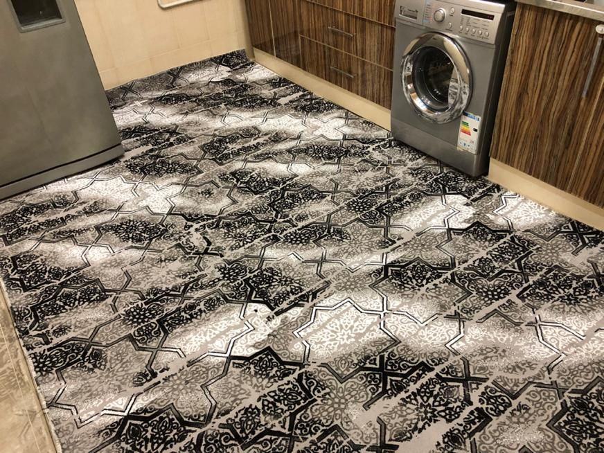 فرش کتیبه نقره ای موکت مدرن ۱۰۵|فرش|قم, امامزاده ابراهیم|دیوار