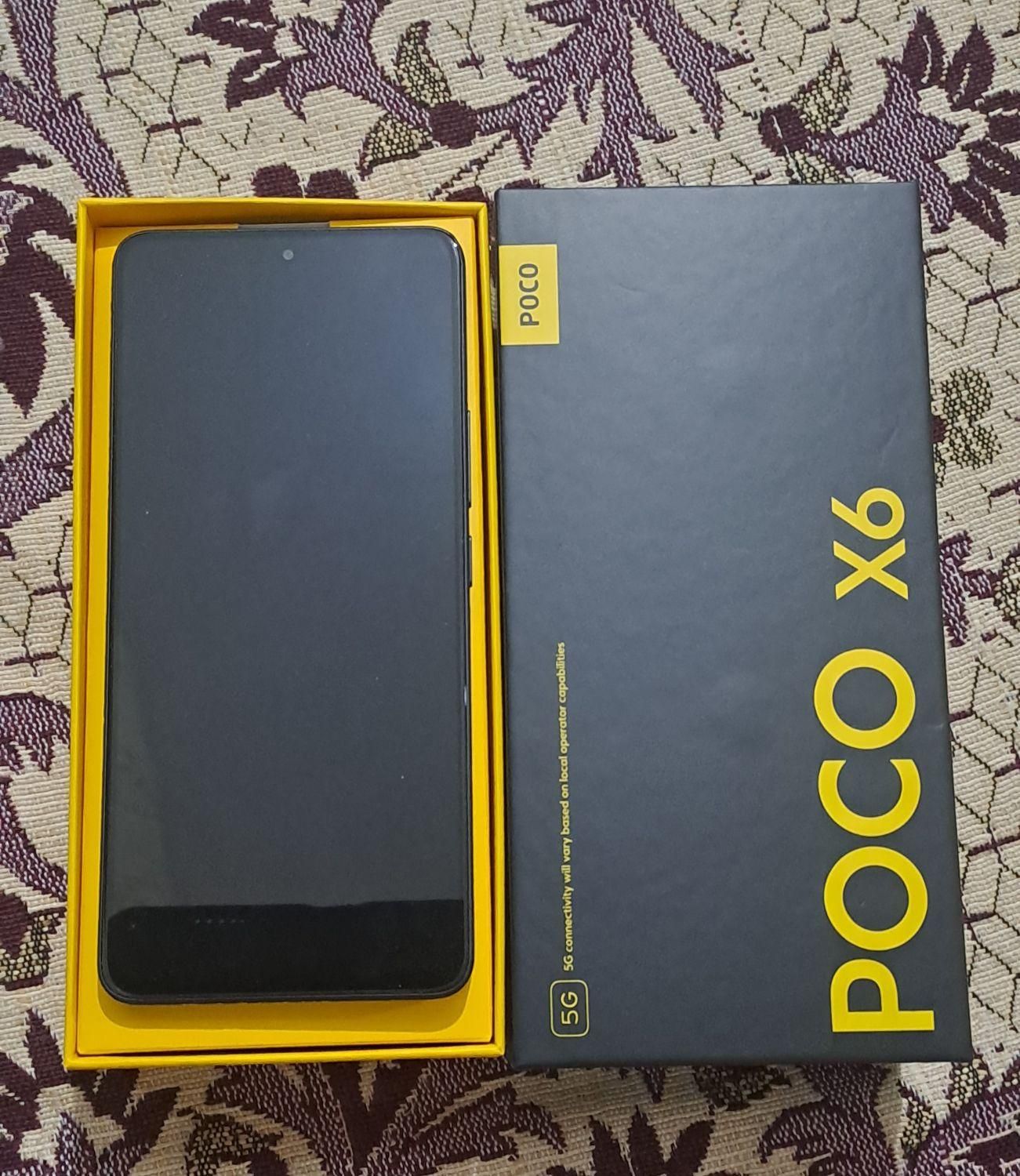 شیائومی Poco X6 با حافظهٔ ۲۵۶ گیگابایت|موبایل|تهران, خزانه|دیوار