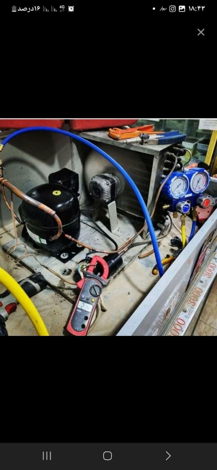 تعمیرات یخچال شارژگازتعویض موتور (سراسرمشهد)|خدمات پیشه و مهارت|مشهد, کوی سیدی|دیوار