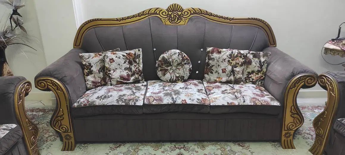 مبل دست دوم هفت نفره|مبلمان خانگی و میز عسلی|تهران, طرشت|دیوار