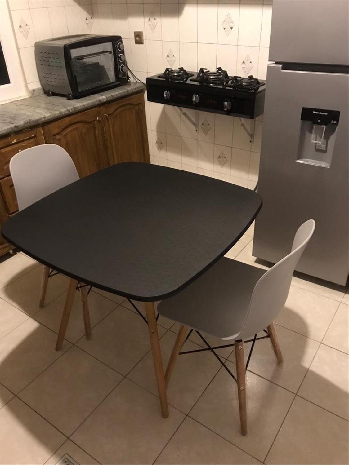 ست ۲نفره میزوصندلی پایه چوب شانار|میز و صندلی غذاخوری|گرگان, |دیوار