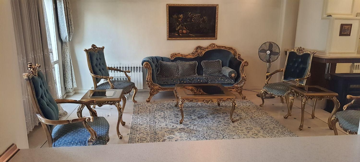 ست مبلمان ۷ نفره استیل با میز نهار خوری ۶ نفره|مبلمان خانگی و میز عسلی|تهران, نیاوران|دیوار