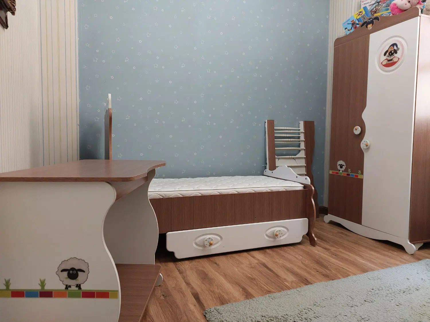 سرویس خواب چوب کودک ونوجوان برند ساحل چوب|اسباب و اثاث بچه|تهران, دبستان|دیوار