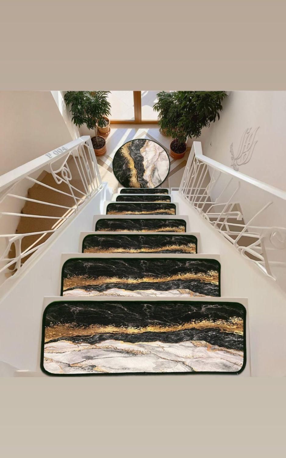 روکش مخملی پله و پاگرد - طرحهای متنوع|پادری|قم, هفت تیر|دیوار