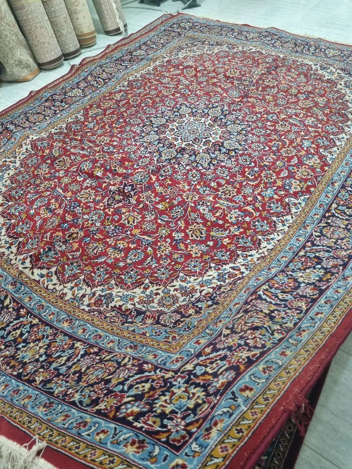 دو عدد فرش ۱۲متری (خرید فروش تعویض)|فرش|مشهد, فرهنگیان (شهرک غرب)|دیوار