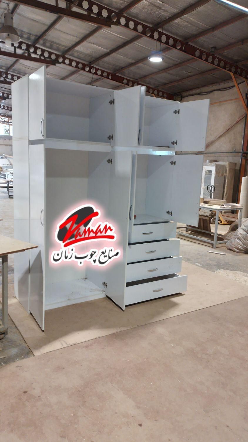 کمد دیواری ۴ کشو دو رنگ مدل فردیس کد178|جاکفشی، کمد، دراور|تهران, اکباتان|دیوار