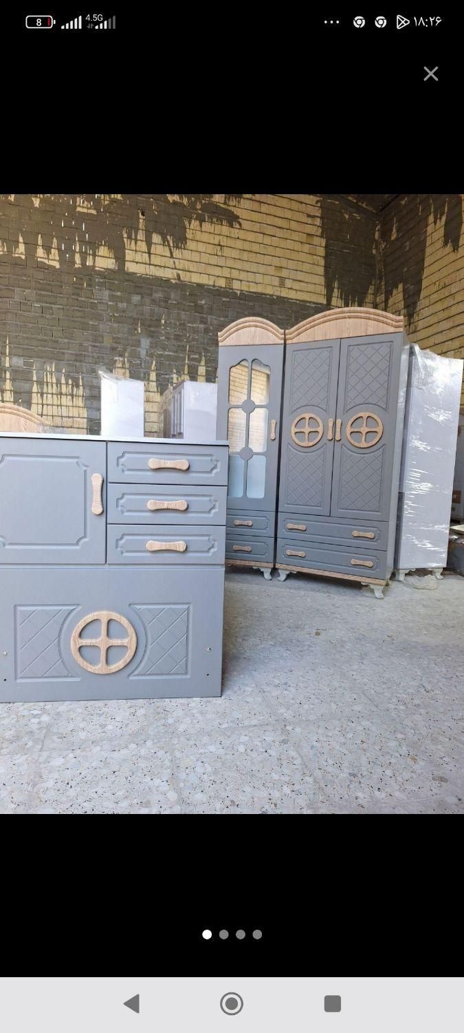 سیسمونی ماهان تخت کمد بوفه خاص و شیک|تخت و سرویس خواب|ارومیه, |دیوار