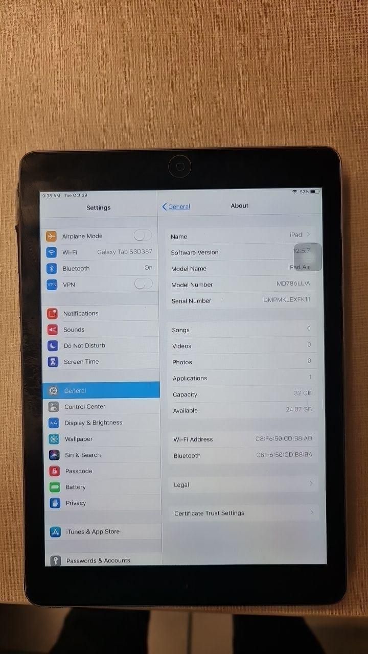 آیپد ipad Air 16 گیگ wi-fi|تبلت|تهران, آرژانتین|دیوار
