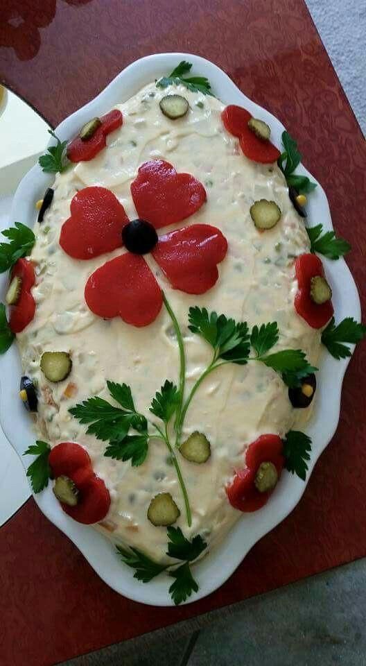 سالاد الویه خانگی و غذای تهیه شده با کیفیت|خوردنی و آشامیدنی|تهران, امامت|دیوار